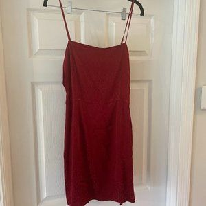 Red shift skirt